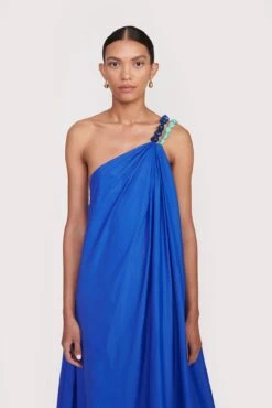 MASON DRESS | LAPIS -Staud Mason Dress Lapis 00680 web 1