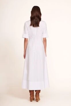 JOAN MAXI DRESS | WHITE -Staud Maxi Joan Dress White 876 edit web