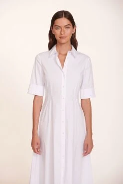 JOAN MAXI DRESS | WHITE -Staud Maxi Joan Dress White 878 edit web