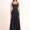 WELLS MAXI DRESS | BLACK 1 WELLS MAXI DRESS | BLACK -Staud Maxi Wells Dress Black 00470 web