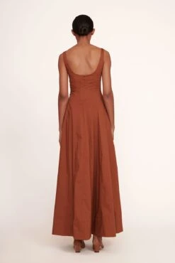 WELLS MAXI DRESS | TAN 9 WELLS MAXI DRESS | TAN -Staud Maxi Wells Dress Tan 006 edit web