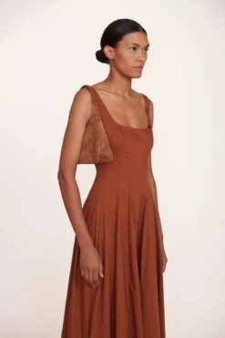 VALERIE SHOULDER BAG | TAN 19 VALERIE SHOULDER BAG | TAN -Staud Maxi Wells Dress Tan 014 edit web