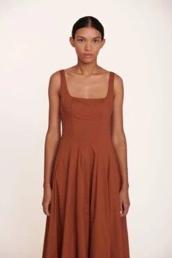 WELLS MAXI DRESS | TAN 10 WELLS MAXI DRESS | TAN -Staud Maxi Wells Dress Tan 020 edit web