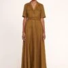 MILLIE DRESS | CAPER -Staud Millie Dress Caper 256 edit web