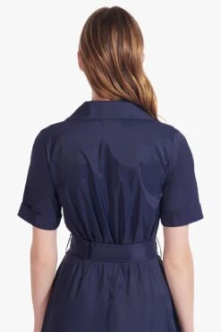 MILLIE DRESS | NAVY -Staud Millie Dress Navy 01199 web