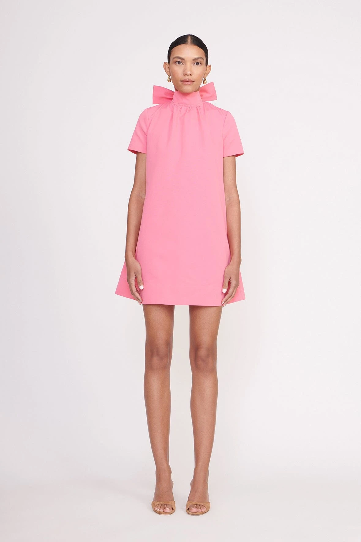 MINI ILANA DRESS | CORAL PINK 3 MINI ILANA DRESS | CORAL PINK
