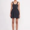 MINI SUTTON DRESS | BLACK -Staud Mini Sutton Dress Black 00529 web 92e324ef 60b3 4f98 935c 154d269343a4