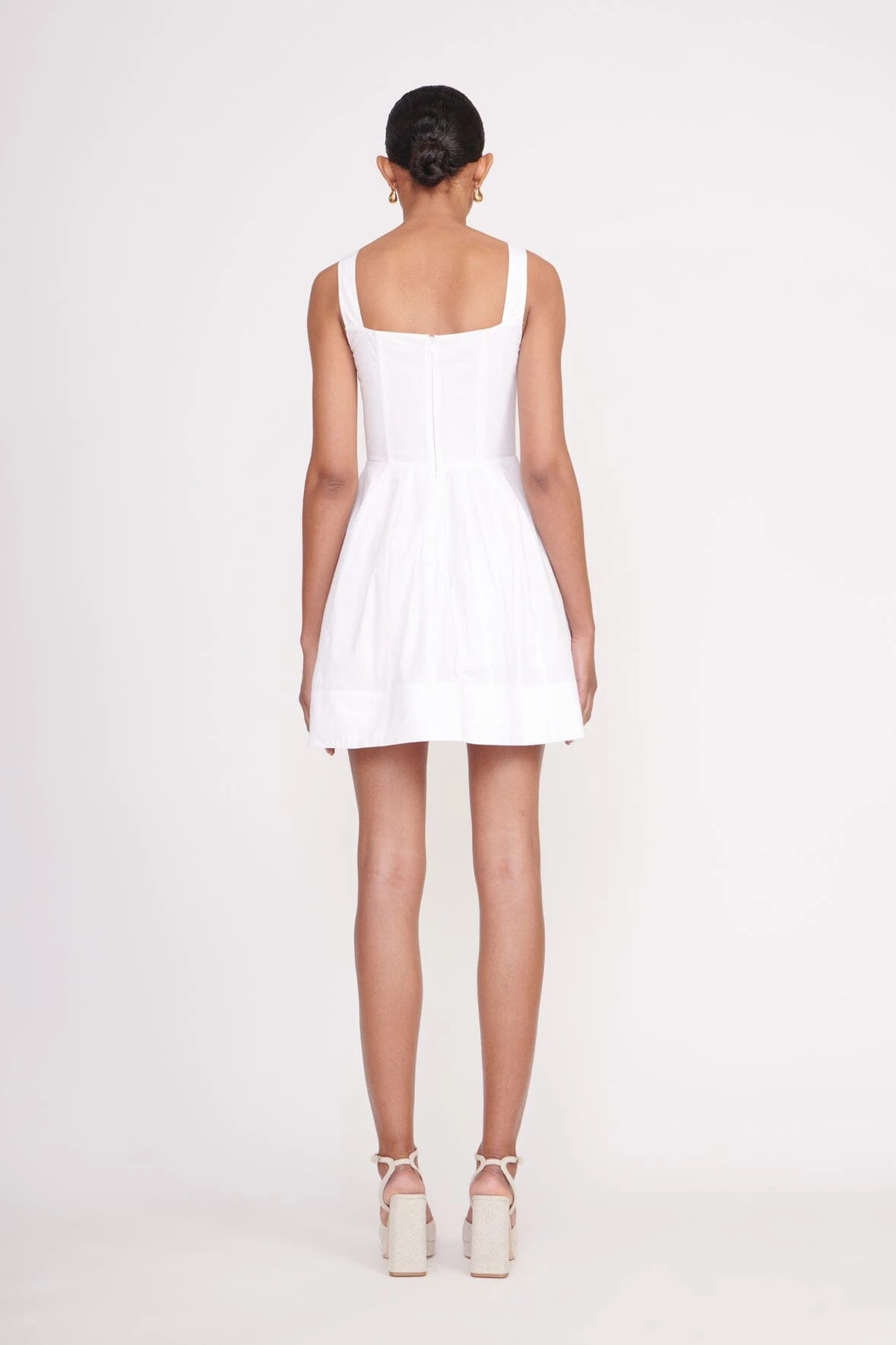 MINI SUTTON DRESS | WHITE 6 MINI SUTTON DRESS | WHITE - Image 4