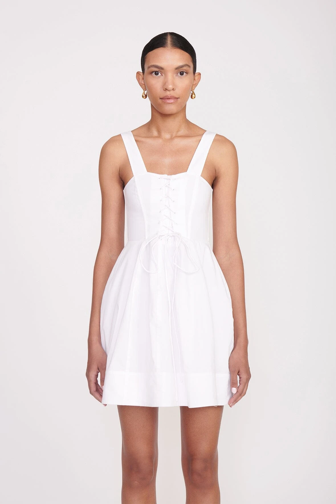 MINI SUTTON DRESS | WHITE 5 MINI SUTTON DRESS | WHITE - Image 3