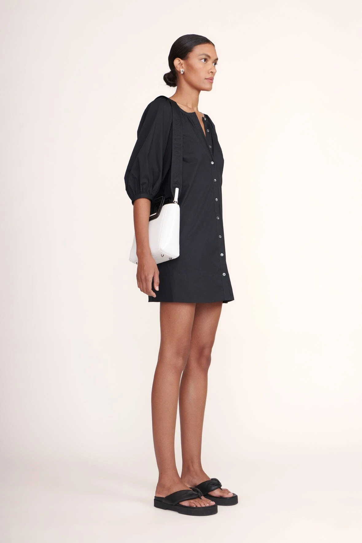 MINI SHIRLEY LEATHER BAG | WHITE BLACK 10 MINI SHIRLEY LEATHER BAG | WHITE BLACK - Image 8