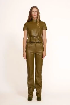 AIMEE SHORT BOOT | OLIVE SUEDE 14 AIMEE SHORT BOOT | OLIVE SUEDE -Staud Mural Top Avocado Chisel Pant Avocado 001 edit web d30b87fe ab42 42c4 850d 04a2b6709922