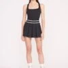 DOUBLES SKIRT | BLACK 1 DOUBLES SKIRT | BLACK -Staud PickleBall 008 01170 edit web 1