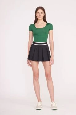 REPLAY TOP | COURT GREEN -Staud PickleBall 010 00614 edit web