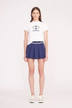 BACKHAND TOP | WHITE -Staud PickleBall 012 00732 edit web