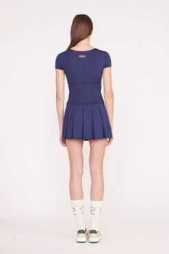 REPLAY TOP | NAVY -Staud PickleBall 015 00944 edit web