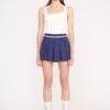 DOUBLES SKIRT | NAVY -Staud PickleBall 016 00971 edit web