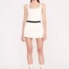 DOUBLES SKIRT | IVORY 1 DOUBLES SKIRT | IVORY -Staud PickleBall 017 01117 edit web