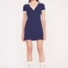 VOLLEY DRESS | NAVY IVORY 1 VOLLEY DRESS | NAVY IVORY -Staud PickleBall 023 01275 edit web