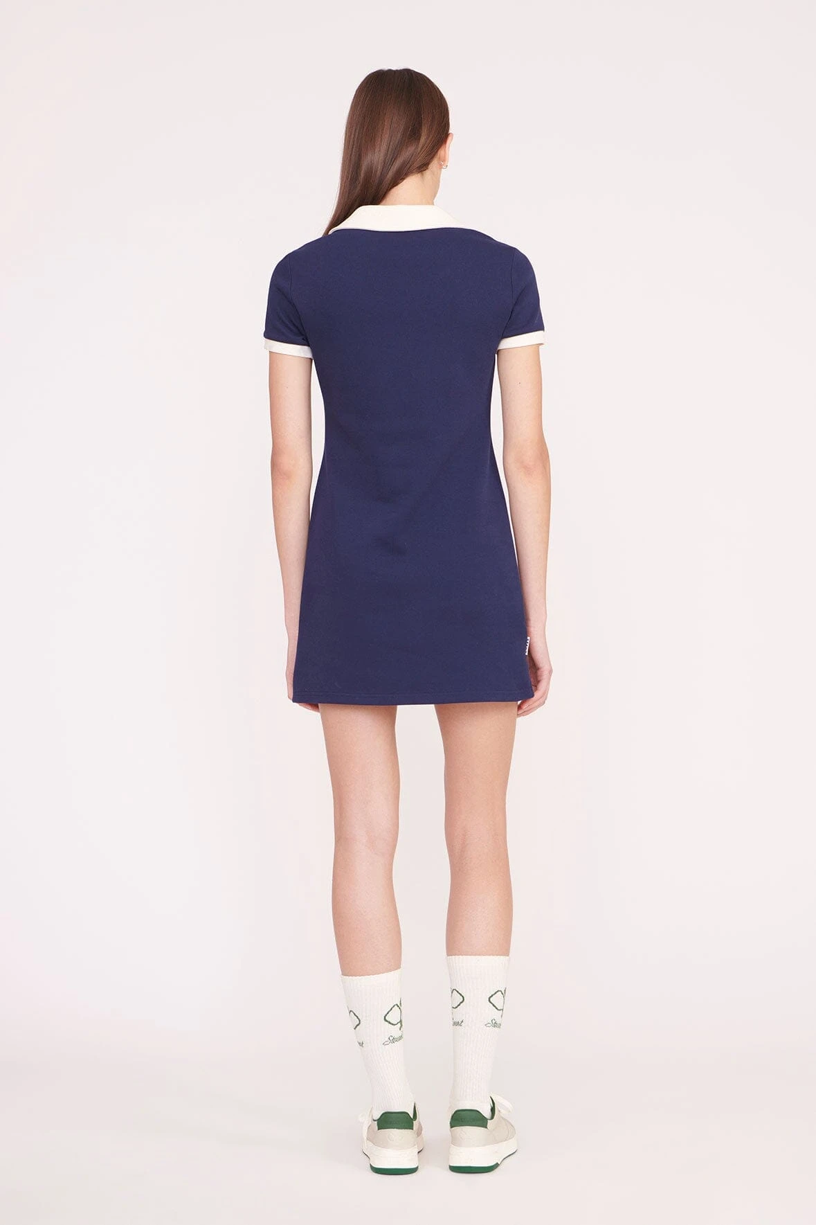 VOLLEY DRESS | NAVY IVORY 6 VOLLEY DRESS | NAVY IVORY - Image 4