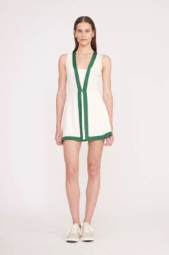 CROSS-COURT DRESS | IVORY COURT GREEN