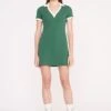 VOLLEY DRESS | COURT GREEN IVORY 1 VOLLEY DRESS | COURT GREEN IVORY -Staud PickleBall 036 01917 edit web