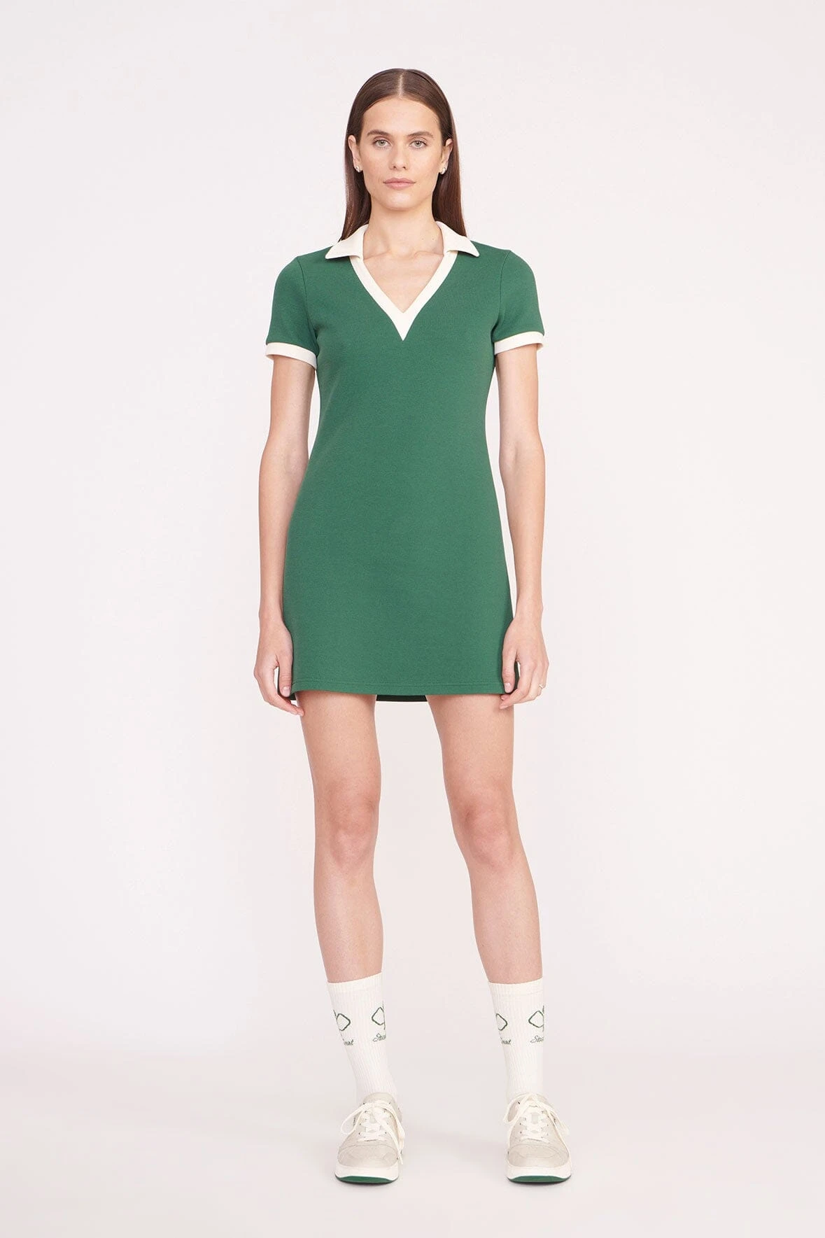 VOLLEY DRESS | COURT GREEN IVORY 3 VOLLEY DRESS | COURT GREEN IVORY