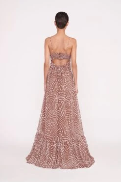 FLORENCE DRESS | CLOVE WAVY DOT -Staud Pre Fall 009 00262 web
