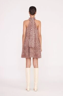 MARLOWE DRESS | CLOVE WAVY DOT -Staud Pre Fall 011 00311 web