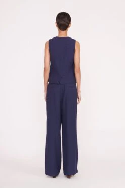 LUISA PANT | NAVY SUITING -Staud Pre Fall 021 00627 web 1
