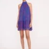 MARLOWE DRESS | LAPIS WAVY DOT -Staud Pre Fall 028 00894 web