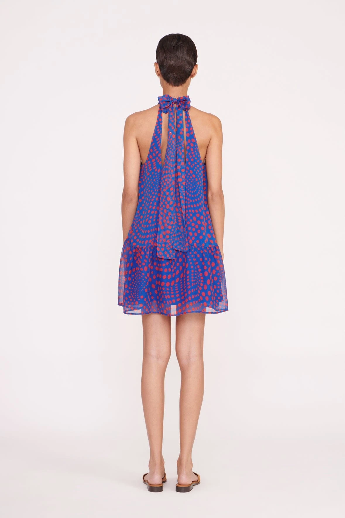 MARLOWE DRESS | LAPIS WAVY DOT 5 MARLOWE DRESS | LAPIS WAVY DOT - Image 3