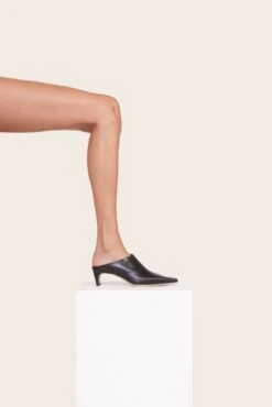 WALLY MULE | BLACK -Staud Pre Fall Shoes 01320 web
