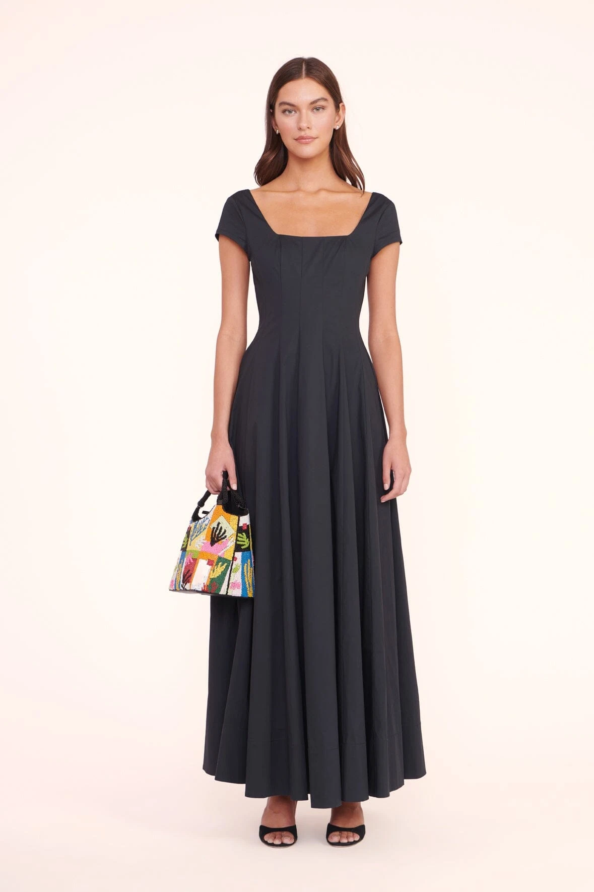 BEADED COTE BAG | CORAL PATCHWORK 7 BEADED COTE BAG | CORAL PATCHWORK - Image 5