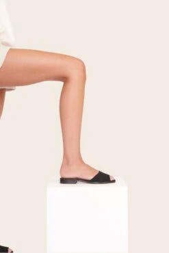 CASPIAN SLIDE | BLACK SUEDE 14 CASPIAN SLIDE | BLACK SUEDE -Staud RENAME SHOES 00449 web