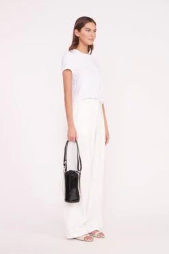 WATER BOTTLE BAG | BLACK -Staud RENAME WHITE PANTS TSHIRT BAGS 02169 web