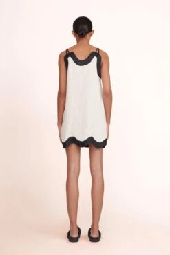 RENATA DRESS | NATURAL BLACK 10 RENATA DRESS | NATURAL BLACK -Staud Renata Dress Natural Black 02728 web