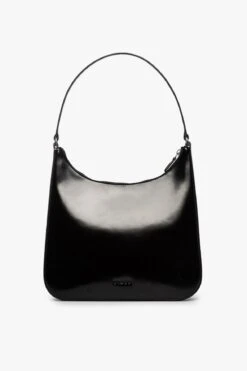 ALEC BAG | BLACK -Staud STAUD ALEC BAG BLACK POLISHED CALF FALL ECOM 21 4