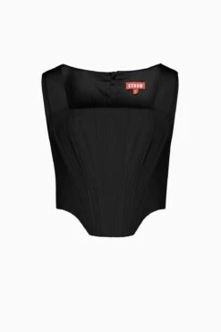 ALICE TOP | BLACK 17 ALICE TOP | BLACK -Staud STAUD ALICE TOP BLACK RESORT20 PACKSHOT 1