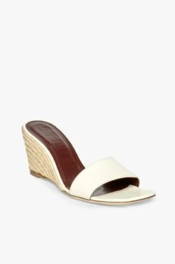 BILLIE ESPADRILLE WEDGE | NATURAL CREAM -Staud STAUD BILLIE ESPADRILLE WEDGE NATURAL CREAM SPRING ECOM 22 8
