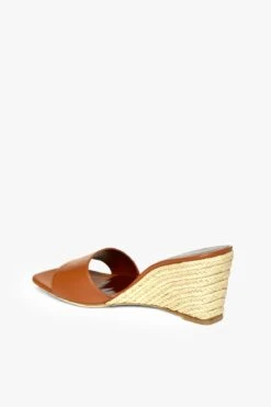BILLIE ESPADRILLE WEDGE | NATURAL TAN -Staud STAUD BILLIE ESPADRILLE WEDGE TAN NATURAL SPRING ECOM 22 2