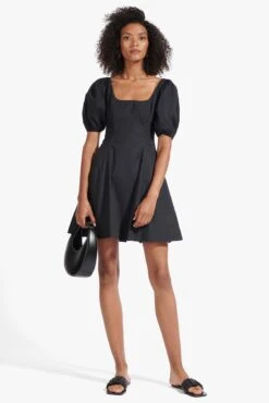 MINI MOON BAG | BLACK 12 MINI MOON BAG | BLACK -Staud STAUD LAELIA DRESS BLACK SUMMER PREFALL 20 1 cd59350b e377 472c b974 9ffc8301ad8d