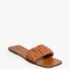 NINA RUCHED SANDAL | TAN -Staud STAUD MAYA RUCHED SANDAL TAN NAPPA SPRING 21 32