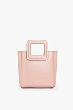 MINI SHIRLEY LEATHER BAG | BLUSH 16 MINI SHIRLEY LEATHER BAG | BLUSH -Staud STAUD MINI SHIRLEY BLUSH RESORT20 1