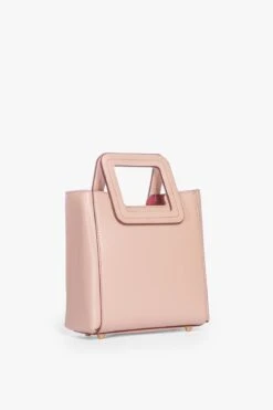 MINI SHIRLEY LEATHER BAG | BLUSH 17 MINI SHIRLEY LEATHER BAG | BLUSH -Staud STAUD MINI SHIRLEY BLUSH RESORT20 4