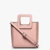 MINI SHIRLEY LEATHER BAG | DARK BLUSH 1 MINI SHIRLEY LEATHER BAG | DARK BLUSH -Staud STAUD MINI SHIRLEY DARK BLUSH CALF NAPPA SPRING 21 2