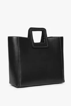 SHIRLEY LEATHER BAG | BLACK -Staud STAUD SHIRLEY BAG BLACK FALL19 4