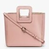 SHIRLEY LEATHER BAG | DARK BLUSH -Staud STAUD SHIRLEY DARK BLUSH CALF NAPPA SPRING 21 4