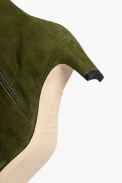 WALLY ANKLE BOOT | OLIVE SUEDE 15 WALLY ANKLE BOOT | OLIVE SUEDE -Staud STAUD WALLY ANKLE BOOT OLIVE SUEDE FALL ECOM 21 3