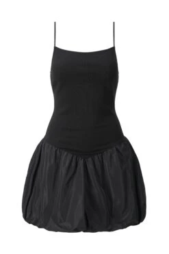 ABLEE DRESS | BLACK -Staud STAUD ABLEEDRESS BLACK ECOM 1