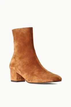 AIMEE SHORT BOOT | TAN SUEDE -Staud STAUD AIMEE SHORT BOOT TAN FALL 22 ECOM 2